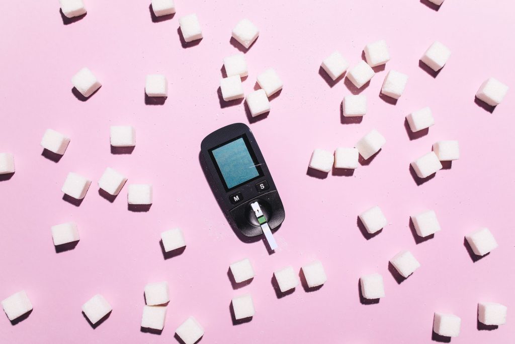 Blood glucose meter used for diabetes monitoring